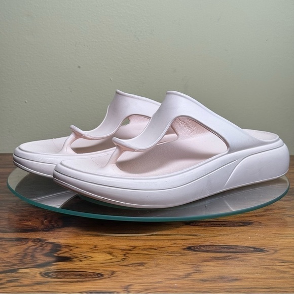 Stuart Weitzman Women Stuflex T-Strap Slide Sandals Size 7 - Picture 6 of 15